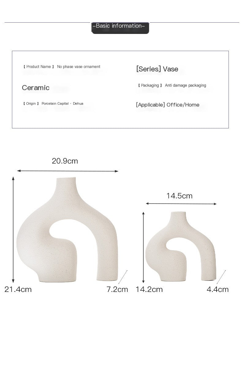 Nordische Keramikvase – Minimalistisch. Elegant. Zeitlos