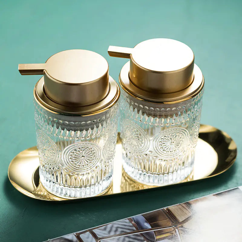 Luxuriöse Glas-Lotionflasche – Stil trifft Funktion