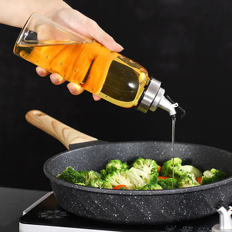 Ölflasche im minimalistischen Stil