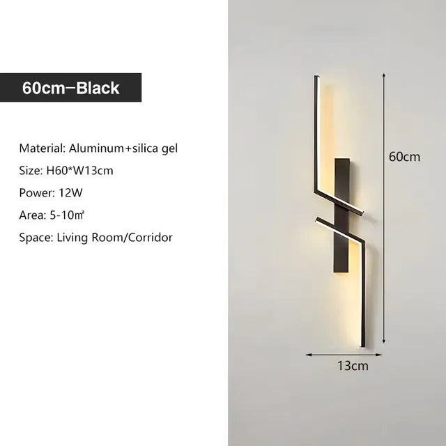 Modernen, minimalistischen Wandleuchte