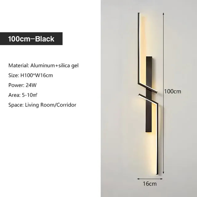 Modernen, minimalistischen Wandleuchte