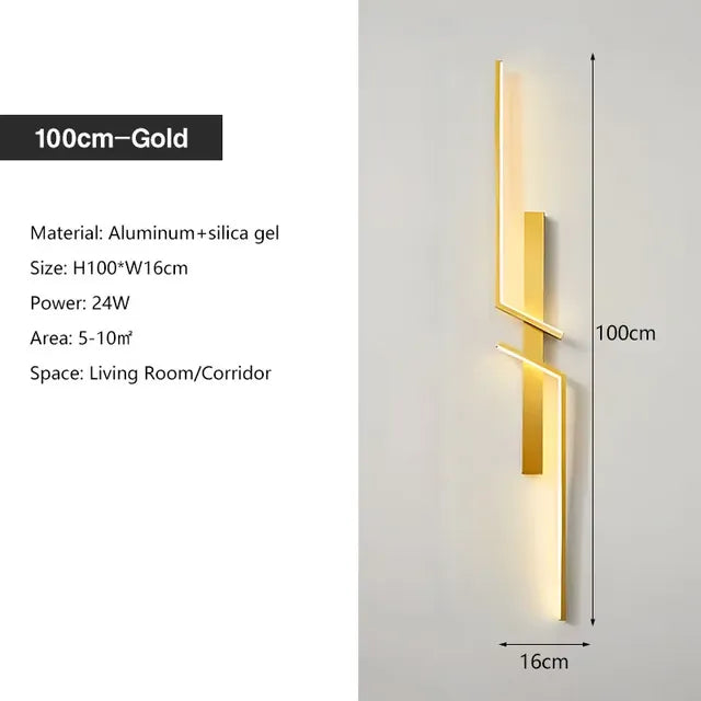 Modernen, minimalistischen Wandleuchte