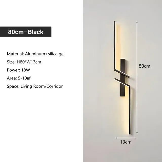 Modernen, minimalistischen Wandleuchte
