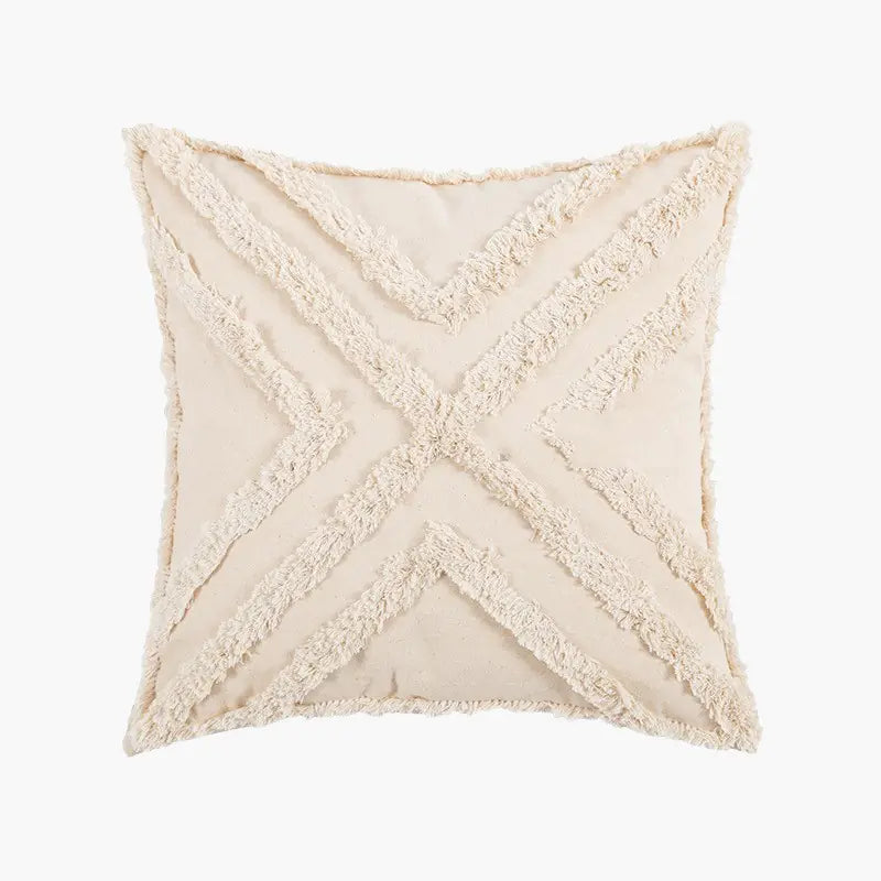 Exquisites Marokkanisches Tassel Tufted Kissen mit Füllung