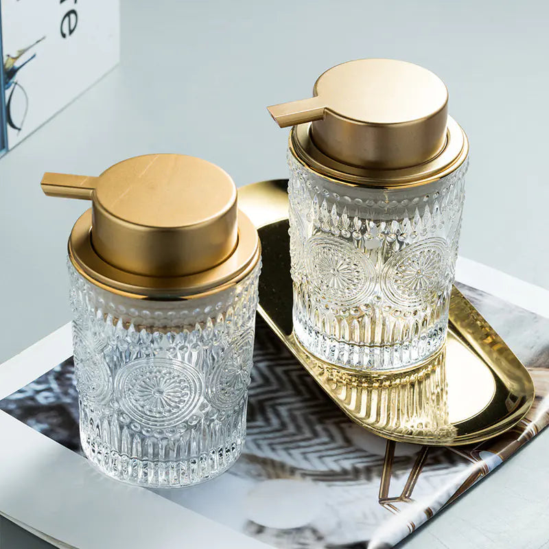 Luxuriöse Glas-Lotionflasche – Stil trifft Funktion