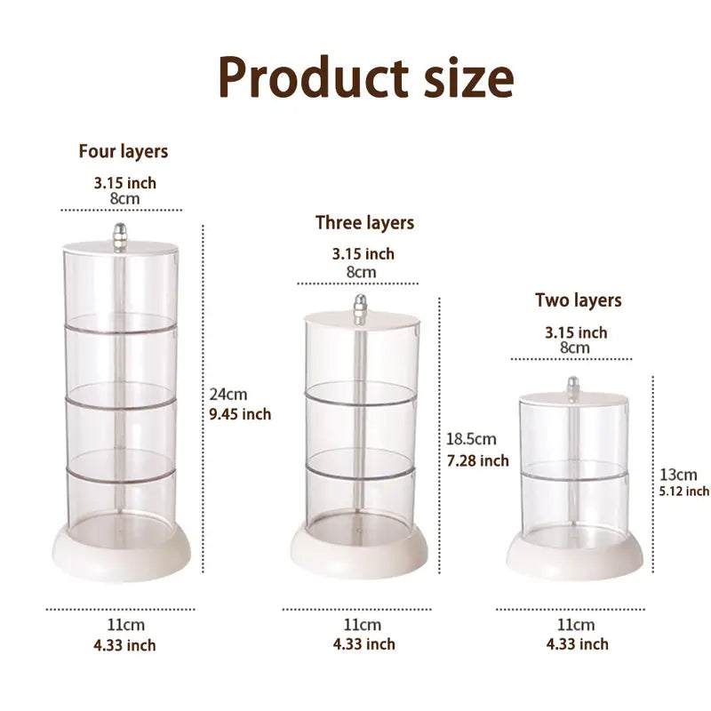 Layer Clear Jewelry Organizer – Elegante Ordnung für Ihre Lieblingsstücke