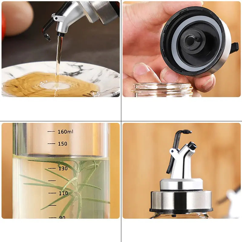 Ölflasche im minimalistischen Stil