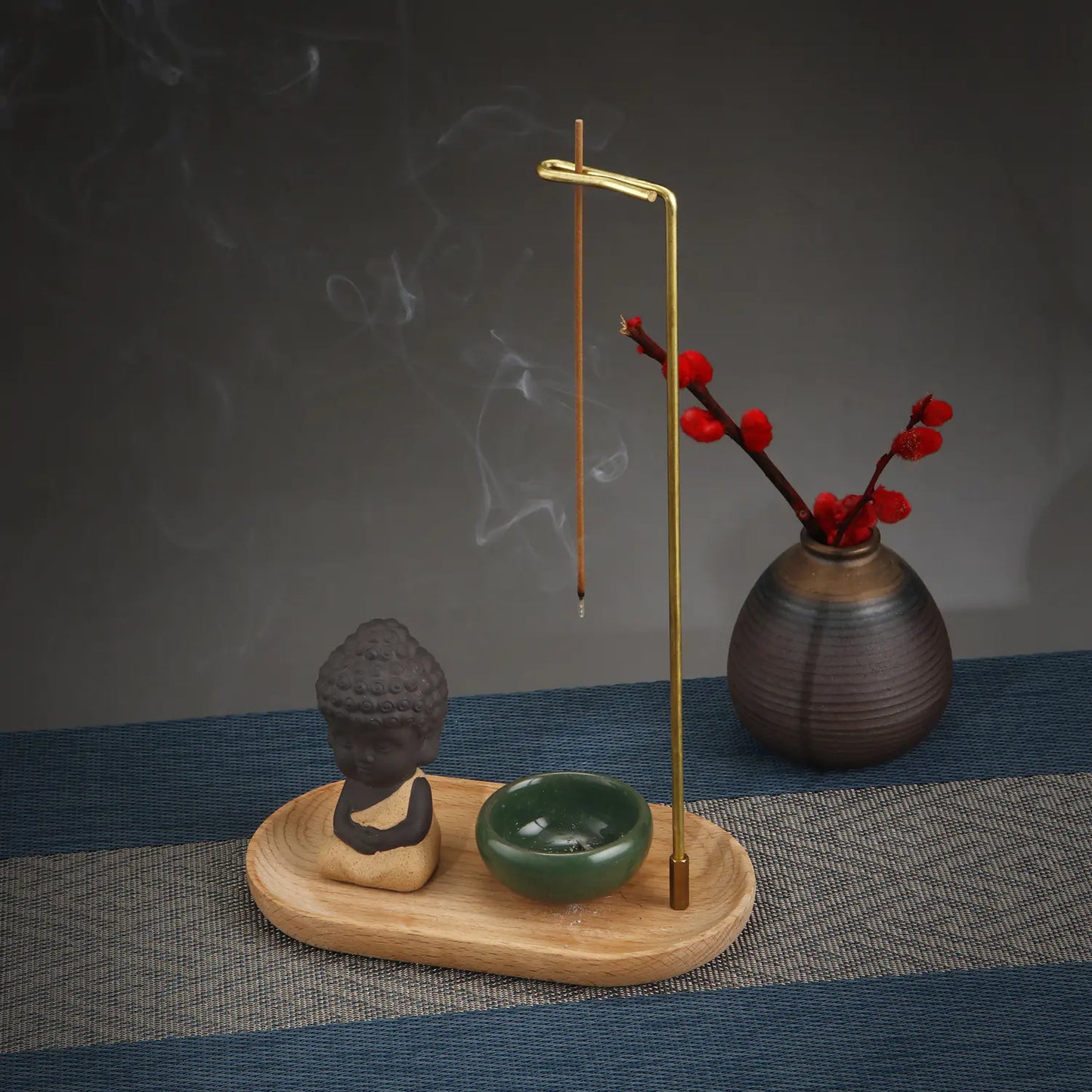 Räucherset mit Tathagata-Figur – Ruhe in stilvoller Form
