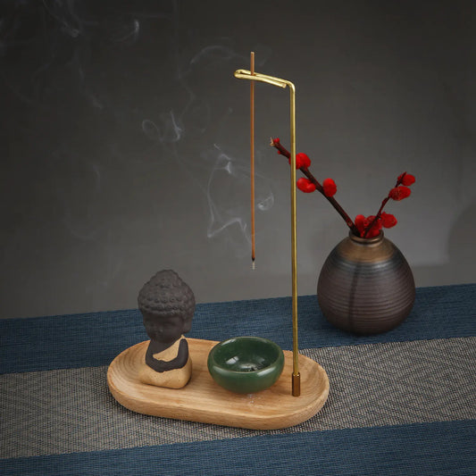 Räucherset mit Tathagata-Figur – Ruhe in stilvoller Form