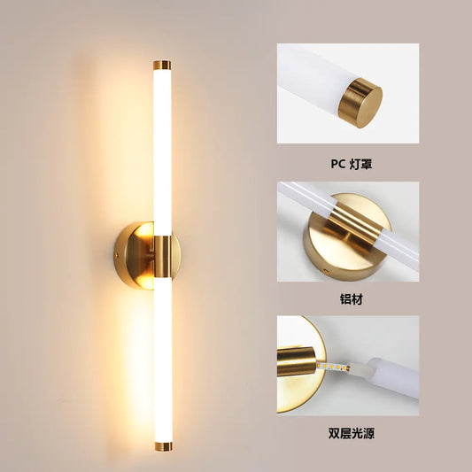 LED Spiegelbeleuchtung im nordischen Design
