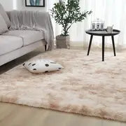 Großer, ultra weicher, rutschfester Flauschteppich für zu Hause