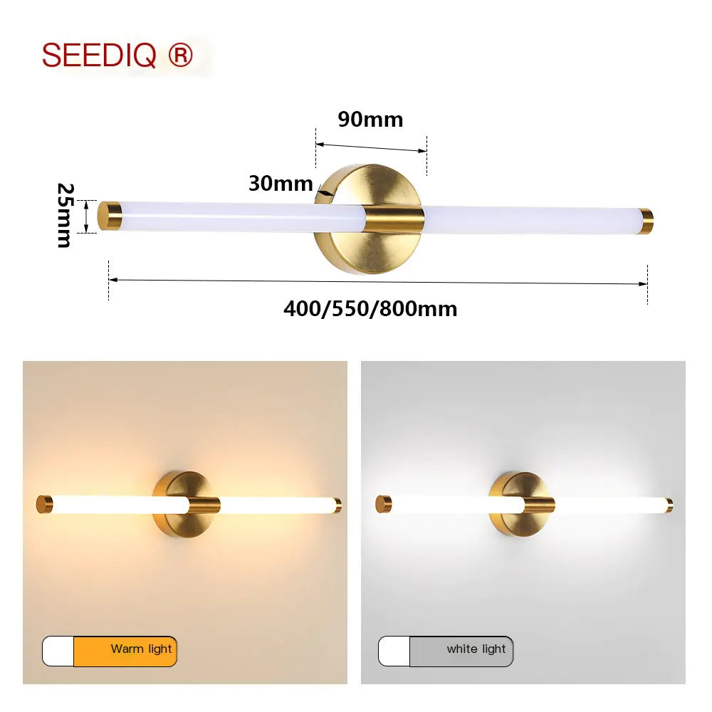 LED Spiegelbeleuchtung im nordischen Design